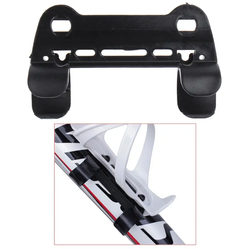 1P Bicycle Pump Holder Double Fixed Clip Mount Nylon Portable Cycling Accessories Retaining Clips Folder For MTB Road Bikes Etc