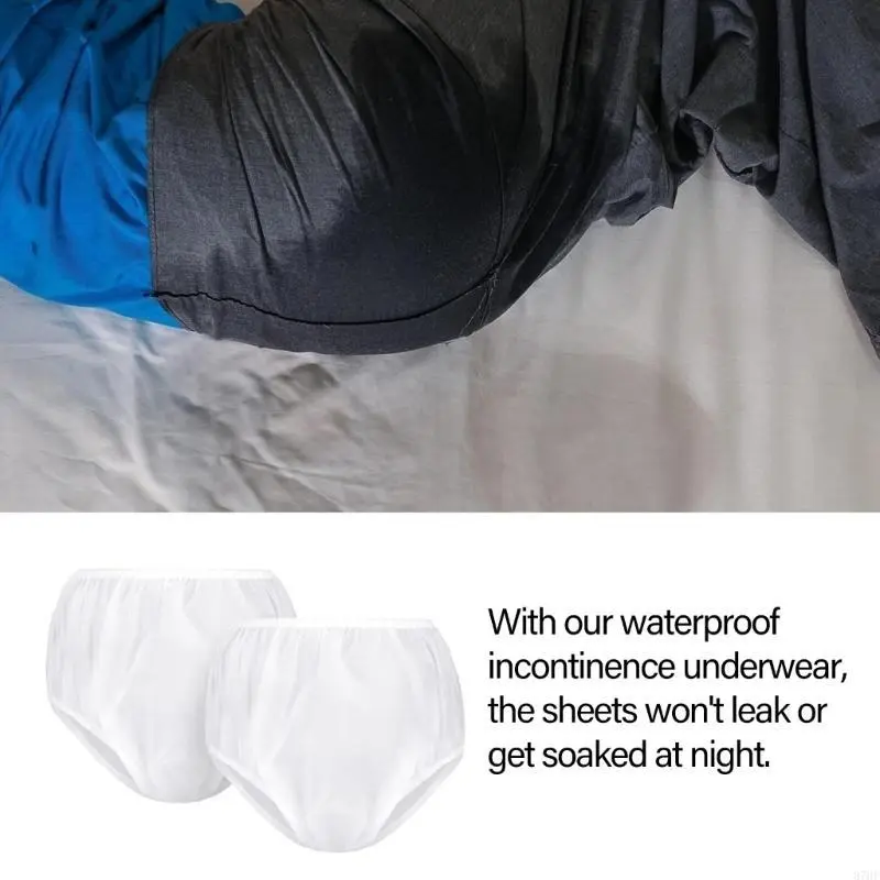 Unisex Diaper Covers Leakproof Water Resistant Diaper Guard Reusable Pants
