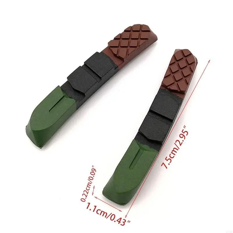 Road Bike Brake Shoe V-shaped Braking Holder Shoes Block Professional Brake Blocks Shoes
