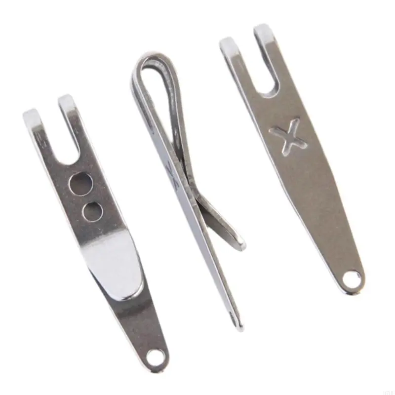 Stainless Steel Suspension Pocket Clip Key Holder with Keychain Belt Clip