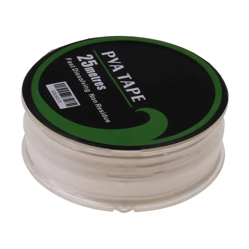 20M Carp Fishing PVA Tape Quick Water Dissolve Film String Line Roll Feeder Solid Threading Bait Throwing Tool Tackle