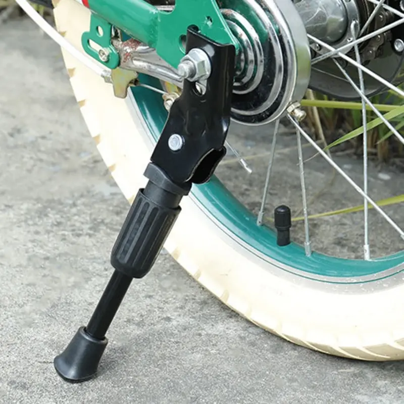 Bike Kickstand, 12/14/16/18/20In Kid Bicycles Kickstand Bike Stand Single Stand Rear Mount Bikes Support Rack