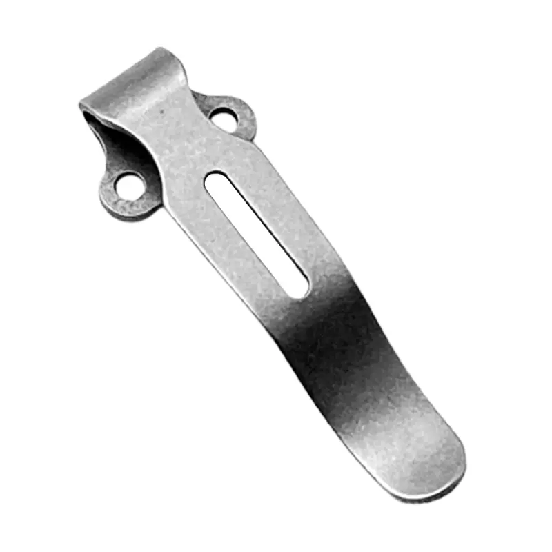 1piece Tool DIY Accessories Fold Knife Holder Stainless Steel Back Clip Pocket Holder Knife Clip Outdoor Accessories