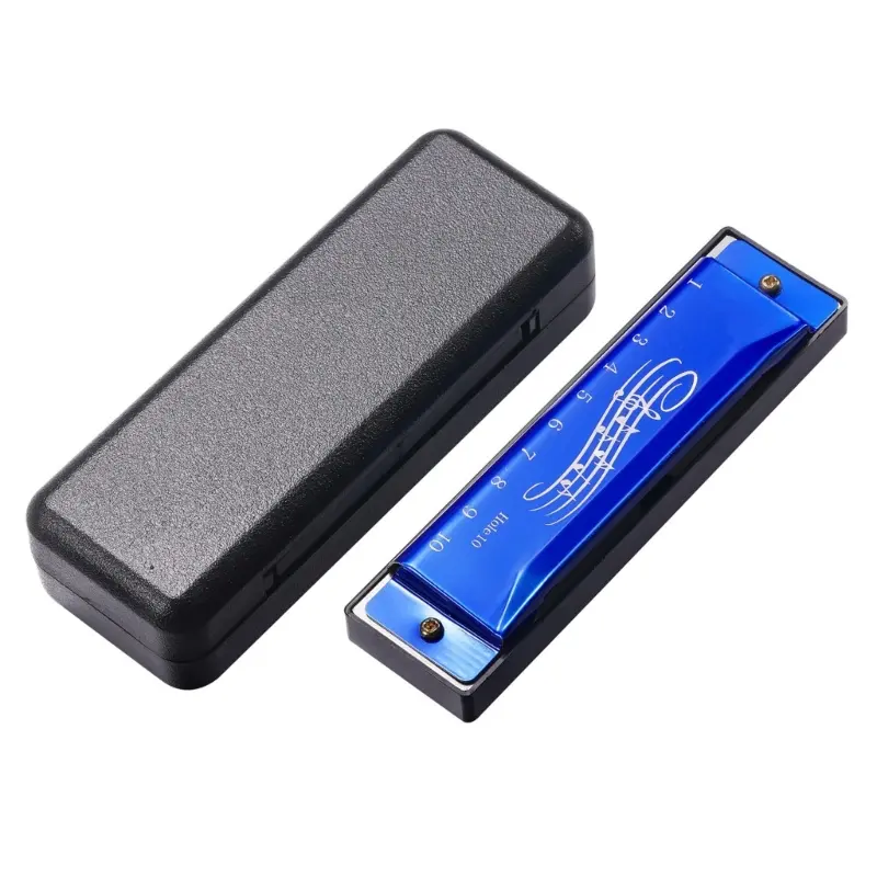 Harmonica in C Key, 10 Holes Blues-Harp Diatonic Harmonica 20 Tones Mouth Organ