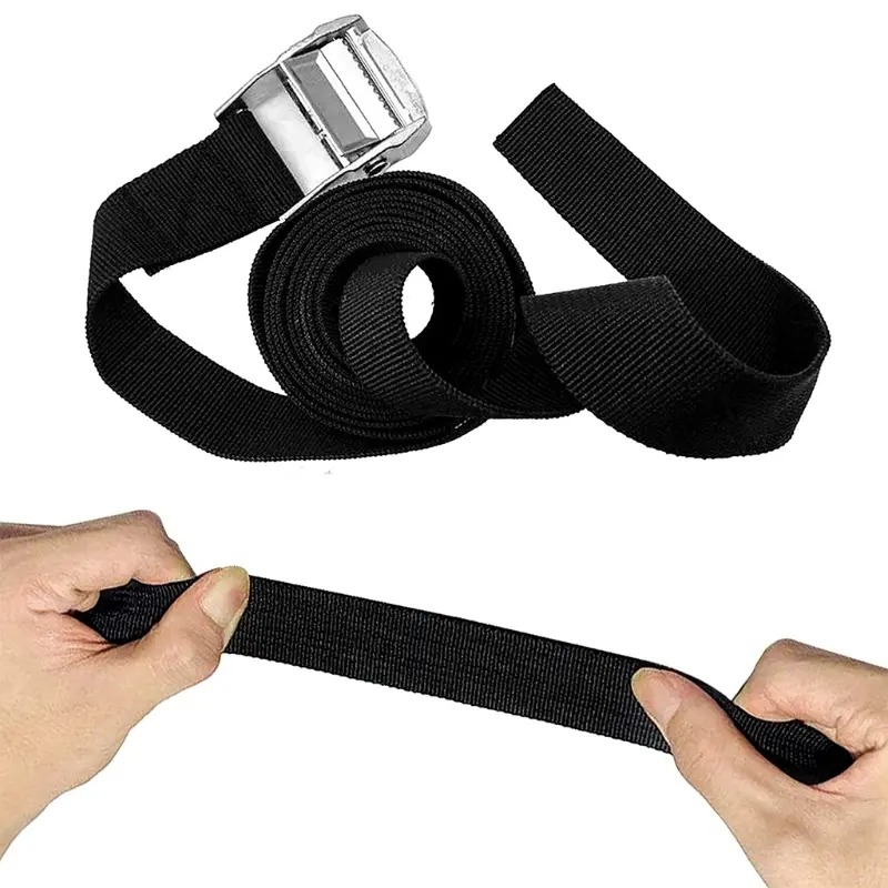 10 PC 2.5 x 65cm Reusable Fastening Tape Bike Tie With Zinc Alloy Buckle Durable Multil Purpose High Quality Strap Cable Ties