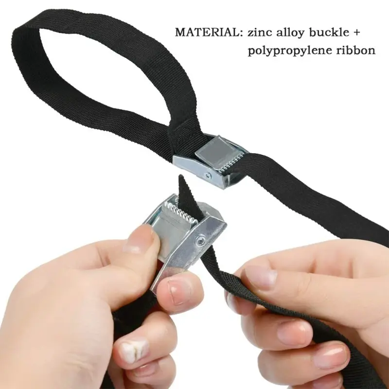 10 PC 2.5 x 65cm Reusable Fastening Tape Bike Tie With Zinc Alloy Buckle Durable Multil Purpose High Quality Strap Cable Ties