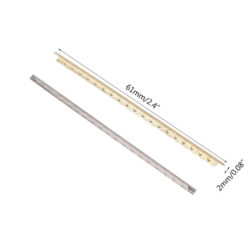 Guitar Fret Wire Metal Brass Cupronickel 2mm 19pc Classicl Acoustic Guitar Fretwire Set Replacement Accessories
