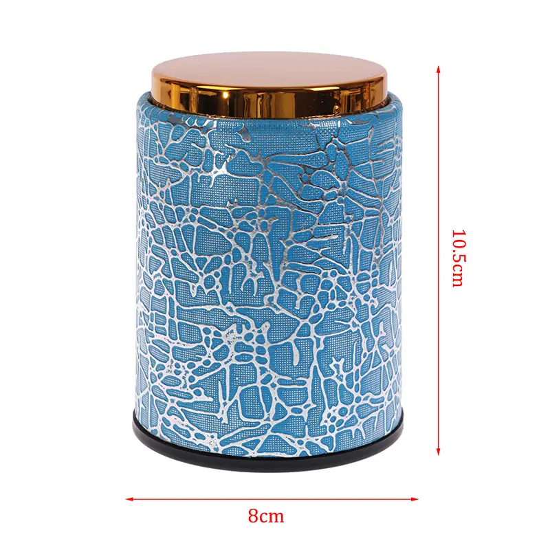 1Pcs Cross-border Supply Nightclubs, KTV Bars, Leather Colored Cups, Jinding Tree Root Dice Cups, Straight Tube Sieve Cups