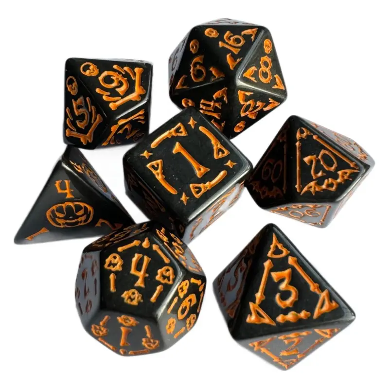7Pcs/set New Foreign Trade Product Multi Sided Set Dice Table Game