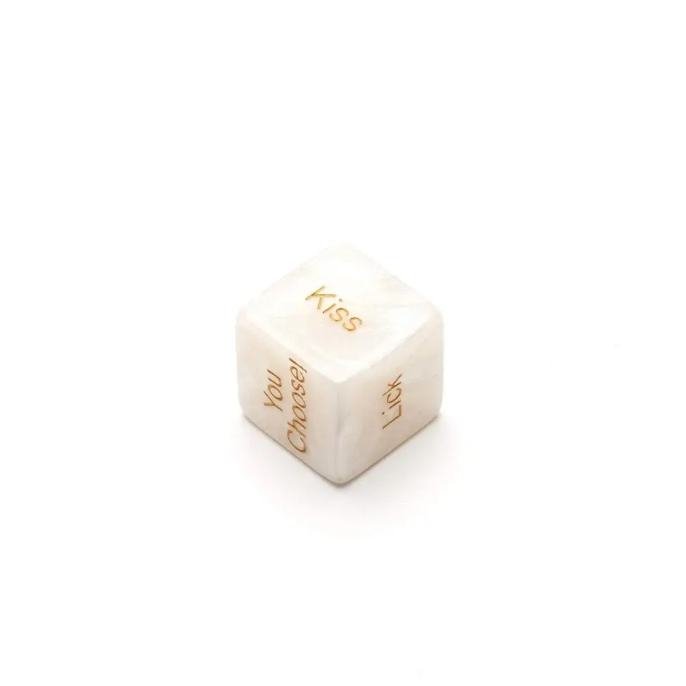 4pcs/set Sexy Dice Polyhedron Acrylic Luminous Multi-faceted Posture Fun Game Dice
