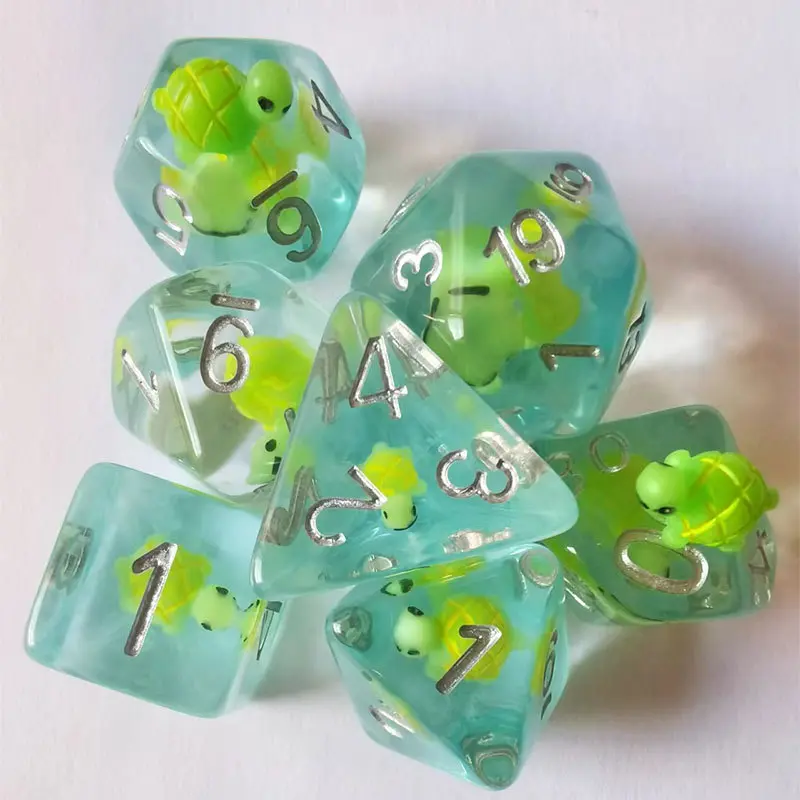 7 High-end Turtle Animal Suit, Very Popular In Foreign Trade, Suitable for Resin Table Game Dice