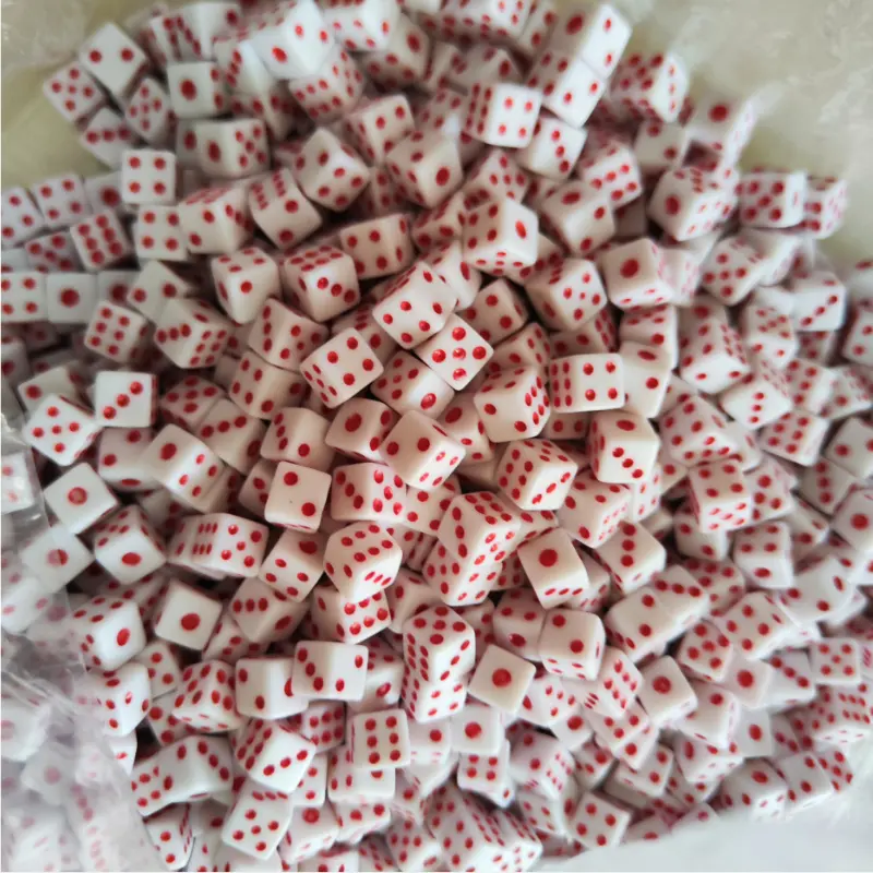 100pcs/Pack 8mm Acrylic Square Corner Dice Right Angle Automatic Mahjong Jigsaw Puzzle Mini Game Cubes