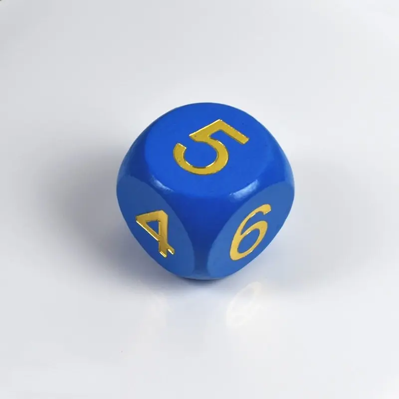 10Pcs/set New 3Cm Solid Wood Numbers Large Wooden Dice Children's Cognitive Aid Game Props Dice