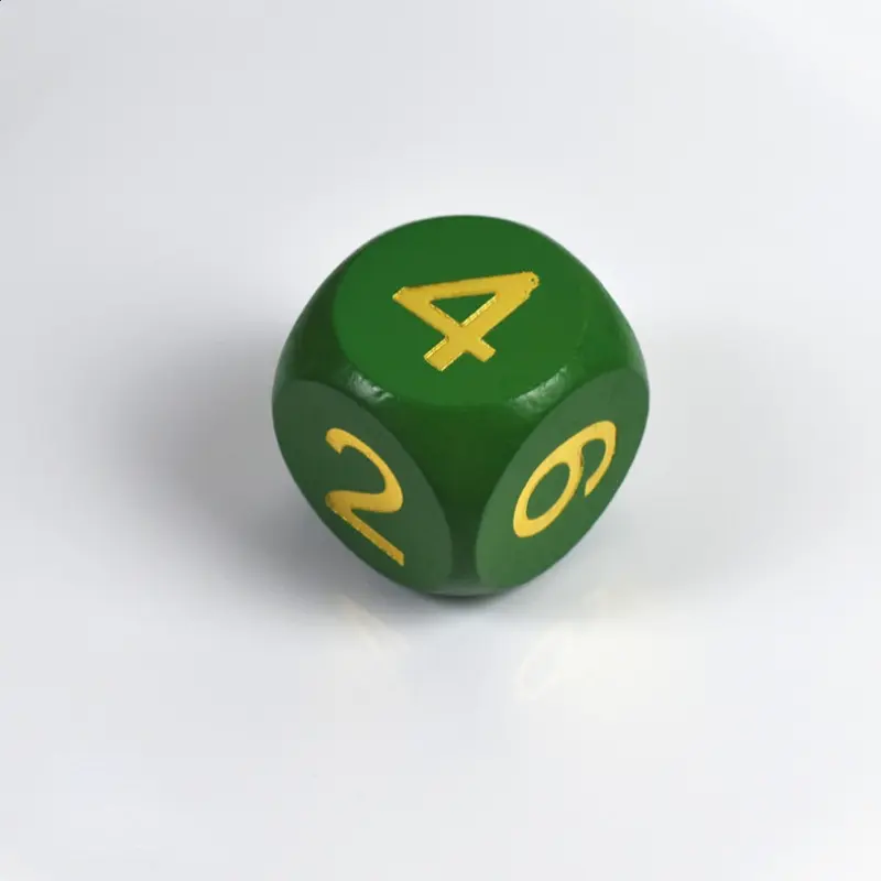 10Pcs/set New 3Cm Solid Wood Numbers Large Wooden Dice Children's Cognitive Aid Game Props Dice
