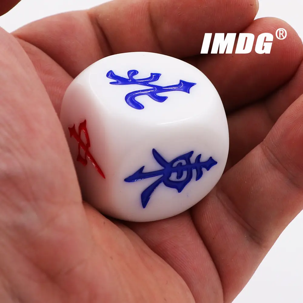 1pcs Mahjong Dice 30mm Resin Wind Direction Dice South East North West Cube Entertainment Game Dice