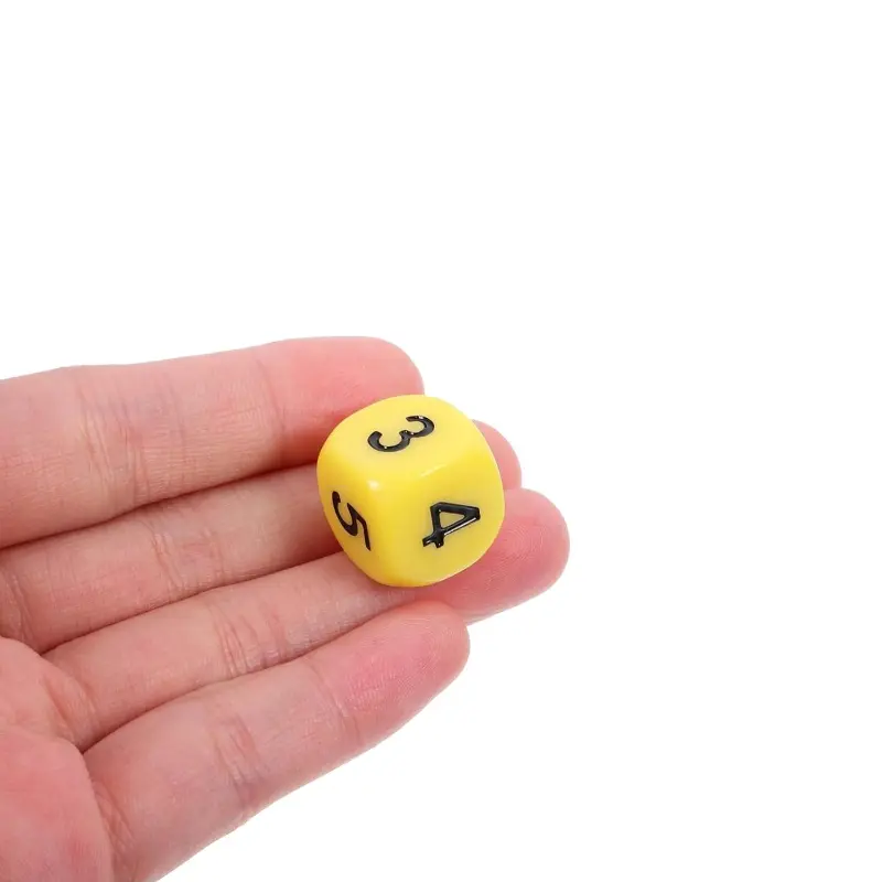 10Pcs/set Number Dice 0-5 Dice Operation Dice Arithmetic Mathematics Teaching Early Childhood Education 1.6CM