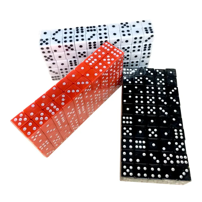 100Pcs/set 12mm Right Angle Solid Color Dice Acrylic Point Sieve Mahjong Ktv Bar Supplies Dice