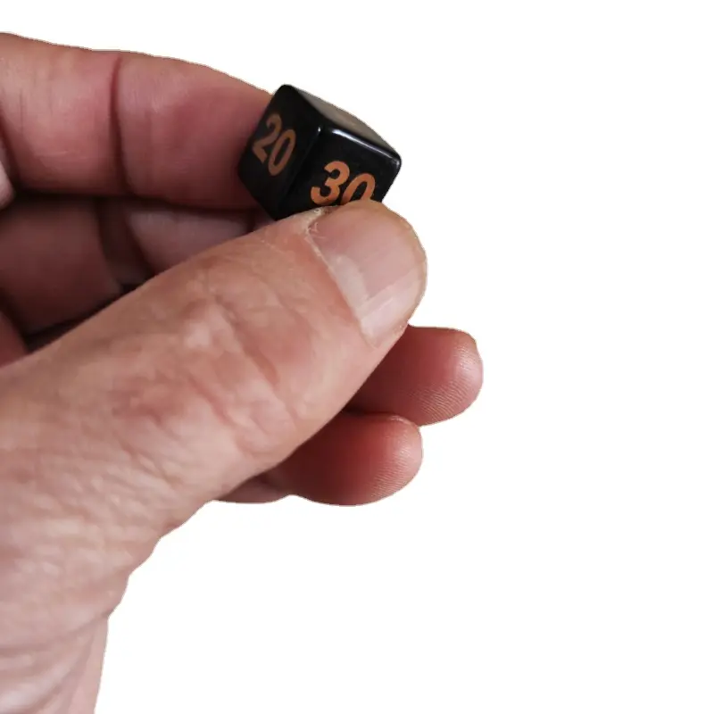 10Pcs/set 14mm Acrylic D6 Dice Blood Count Indicator 6 Sides 10 20 30 40 50 100