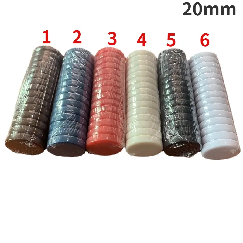 15Pcs/set Foreign Trade Hot-selling Chess Game Backgammon Piece 20mm Blank Glossy chip Coin/light Wafer