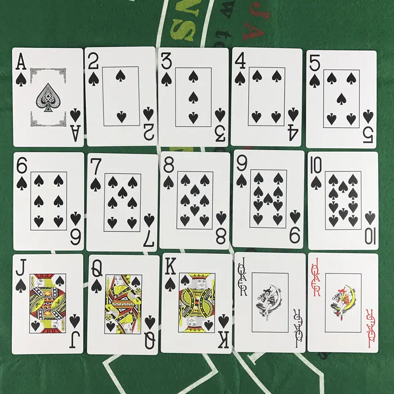 1 Plastic Wide Card Large Character 6.3*8.8CM Red Blue Texas Smooth Poker Club Waterproof Wear-resistant Entertainment Game