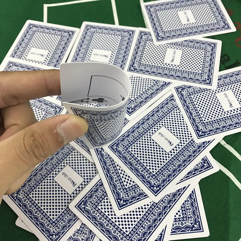 Smooth Waterproof Baccarat Texas Hold'em Plastic Playing Cards PVC Poker Club Cards Wear-resistant 2.48*3.46 inch
