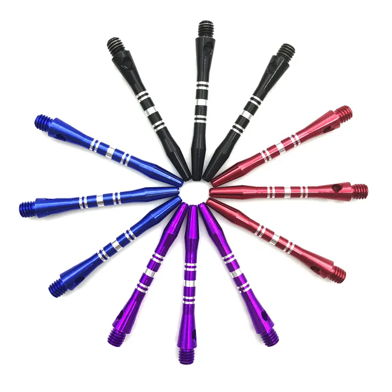 3pcs 1 Set Of Color Dart Rod 46mm/1.81in Aluminum Alloy Material 4 Color Dart Rod Accessories Throwing Dart Rod
