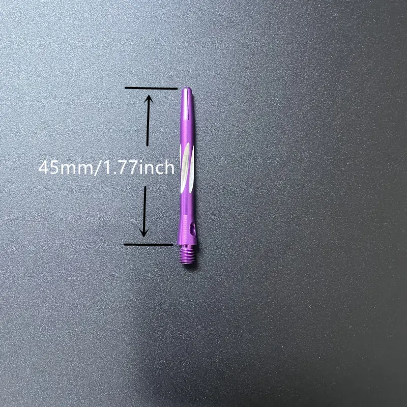 New 12pcs Carved shape high-grade metal dart aluminum rod color carved line set 5 color selection of entertainment accessories