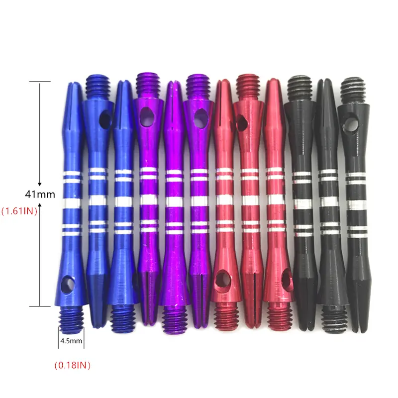 3pcs 1 Set Of Color Dart Rod 46mm/1.81in Aluminum Alloy Material 4 Color Dart Rod Accessories Throwing Dart Rod