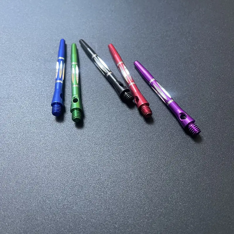 Carved shape 12 high-grade metal dart aluminum rod color carved line set 5 color selection of entertainment accessories