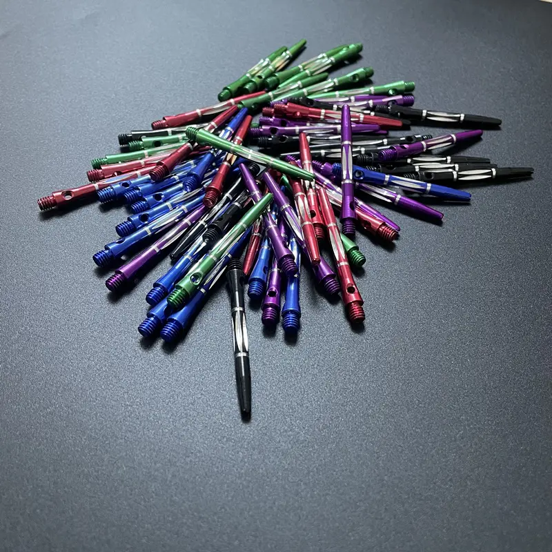 Carved shape 12 high-grade metal dart aluminum rod color carved line set 5 color selection of entertainment accessories