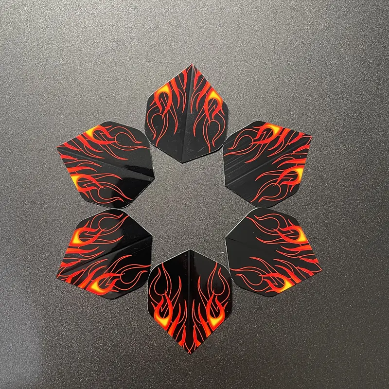 New 60 pieces/set 6-style dart wings withstand a variety of patterns for professional darts and soft-tip darts accessories