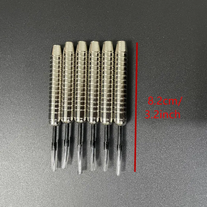 12 pcs uniquely shaped dart pins, 20g / 0.7-ounce iron material, electroplated dart accessories, black steel tips