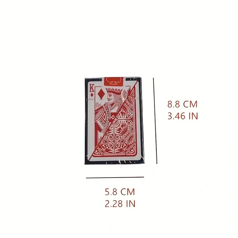 Plastic Playing Cards 5.8CMX8.8CM Waterproof Folding Repair Gram PVC Washable Adult Soha Bridge Entertainment