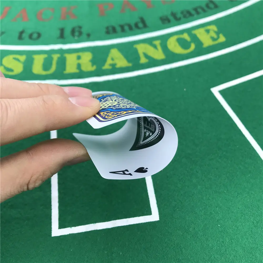 2pcs/Lot Plastic Playing Cards Waterproof Texas Hold'em Poker Cards Narrow Brand PVC Pokers Board Games 2.28*3.46 Inch
