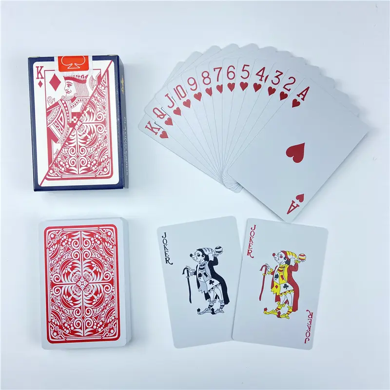 Plastic Playing Cards 5.8CMX8.8CM Waterproof Folding Repair Gram PVC Washable Adult Soha Bridge Entertainment