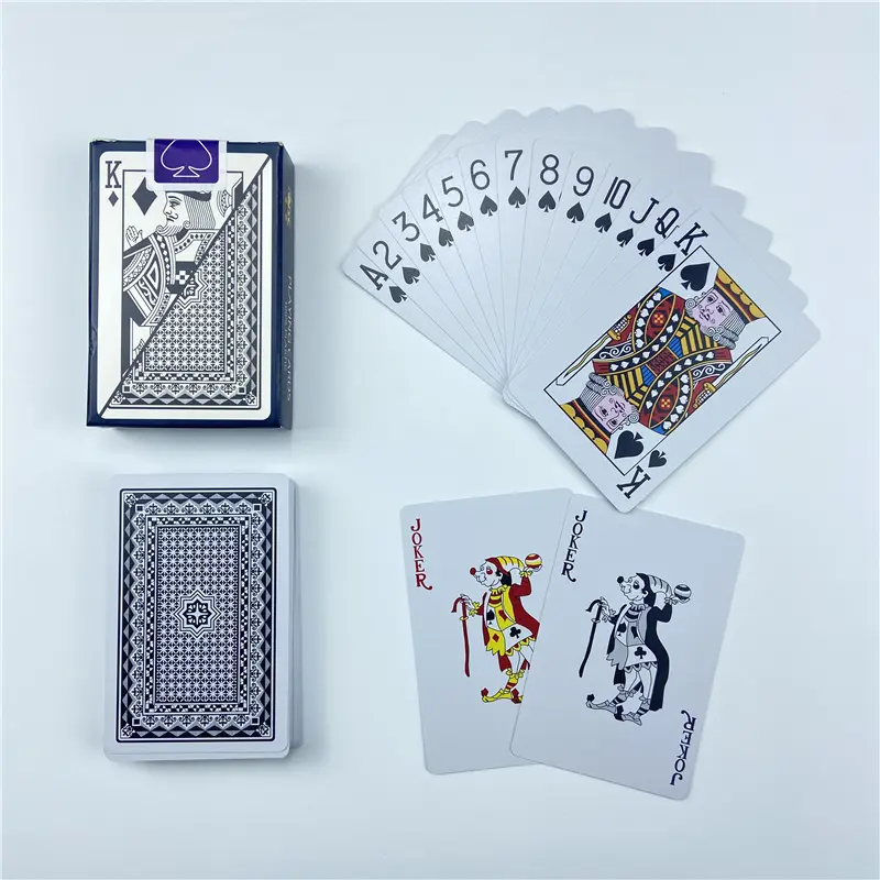 New Plastic Playing Cards 5.8CMX8.8CM Waterproof Folding Repair Gram PVC Washable Adult Soha Bridge Entertainment