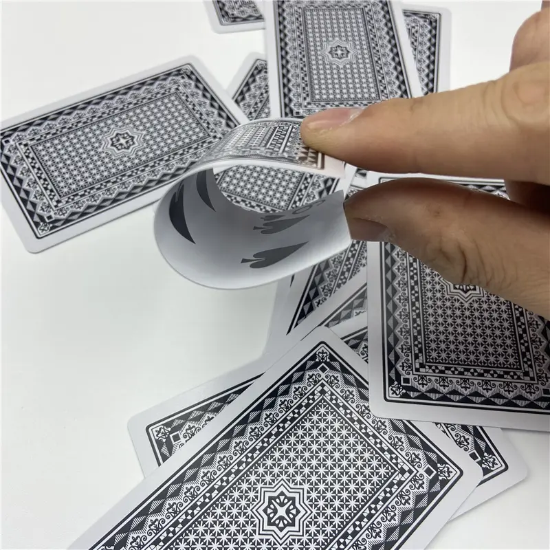 New Plastic Playing Cards 5.8CMX8.8CM Waterproof Folding Repair Gram PVC Washable Adult Soha Bridge Entertainment