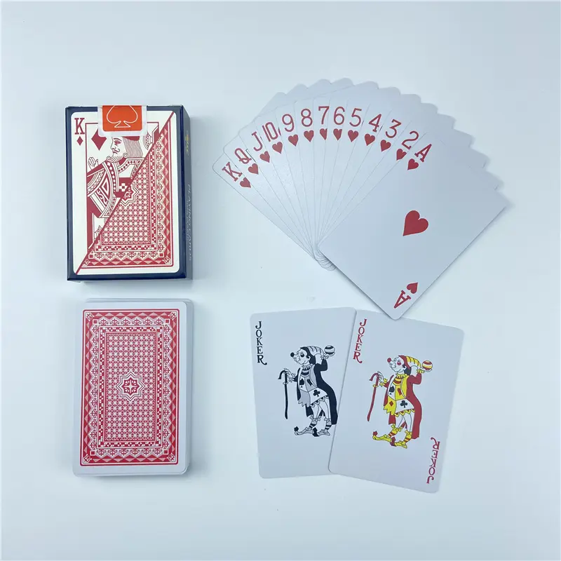 New Plastic Playing Cards 5.8CMX8.8CM Waterproof Folding Repair Gram PVC Washable Adult Soha Bridge Entertainment