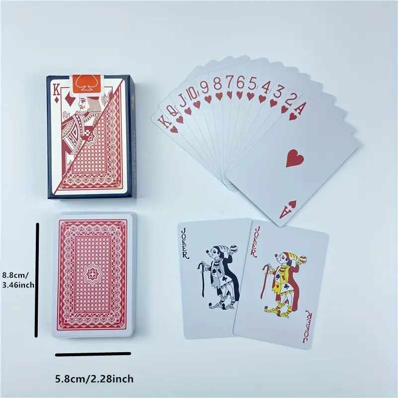 New Plastic Playing Cards 5.8CMX8.8CM Waterproof Folding Repair Gram PVC Washable Adult Soha Bridge Entertainment
