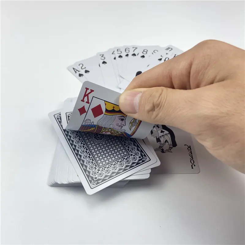New Plastic Playing Cards 5.8CMX8.8CM Waterproof Folding Repair Gram PVC Washable Adult Soha Bridge Entertainment