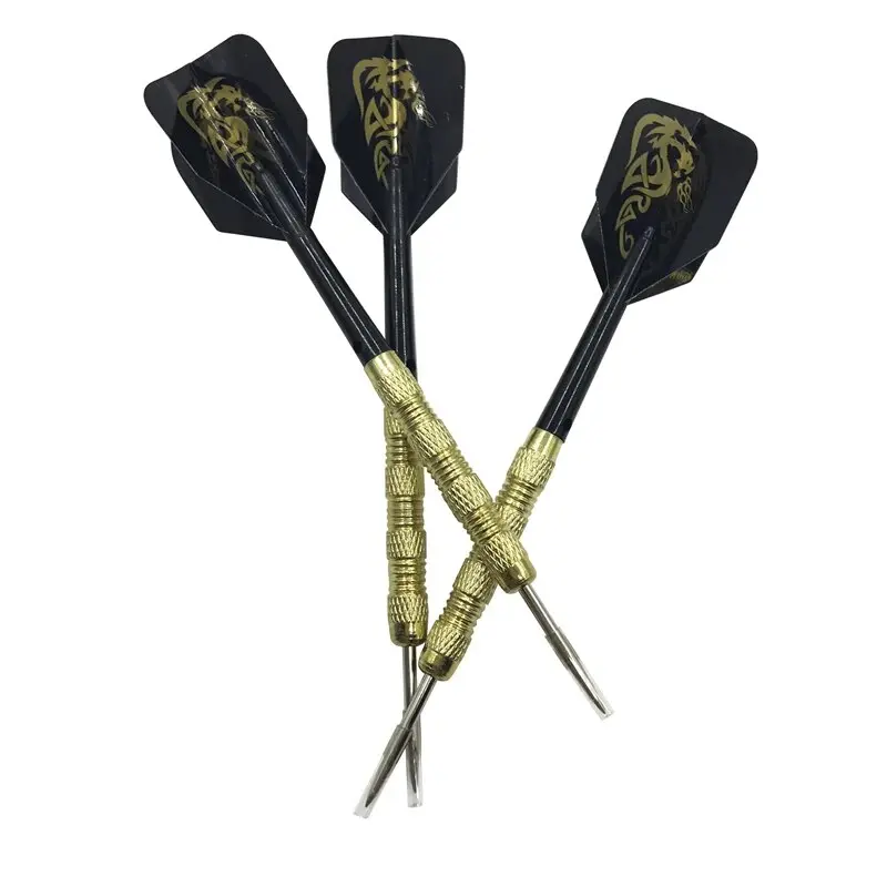 3pcs/1 Set Of 15g Darts Iron Copper Plated Nylon Darts Rod PET Tail Length Of 15.3cm/5.63IN