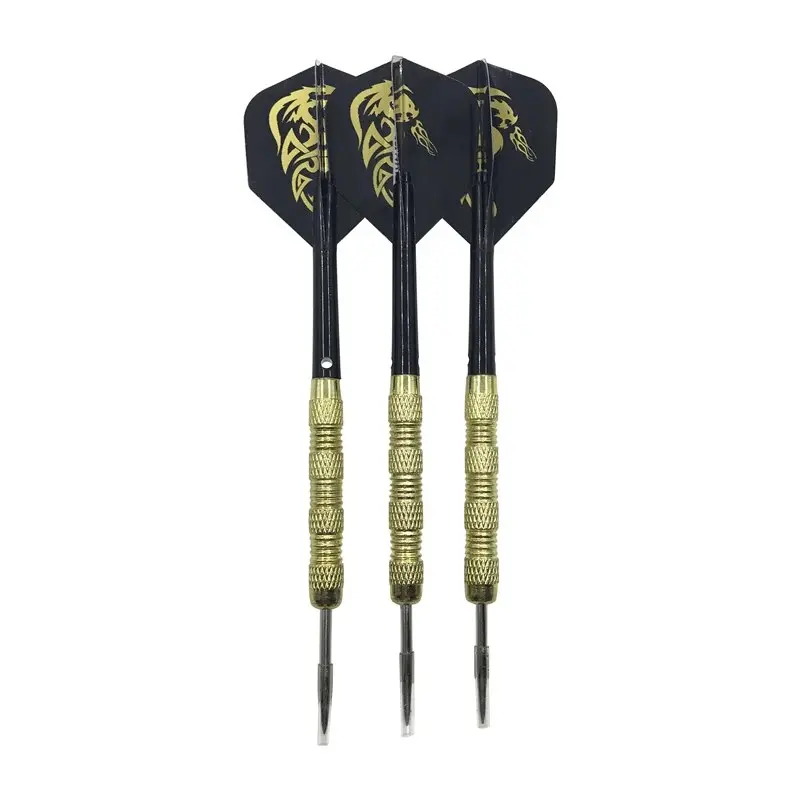 3pcs/1 Set Of 15g Darts Iron Copper Plated Nylon Darts Rod PET Tail Length Of 15.3cm/5.63IN