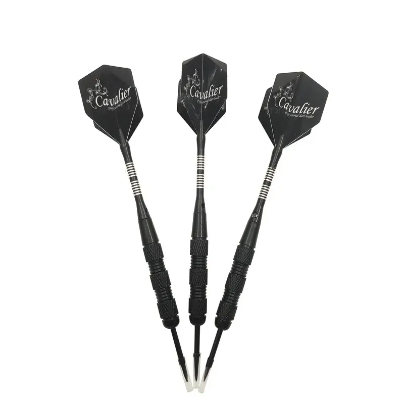 3 Pcs/set Fused Nickel Black Needle Darts 22g Black Dart Rod Tail Professional Competition Training Self-defense Entertainment