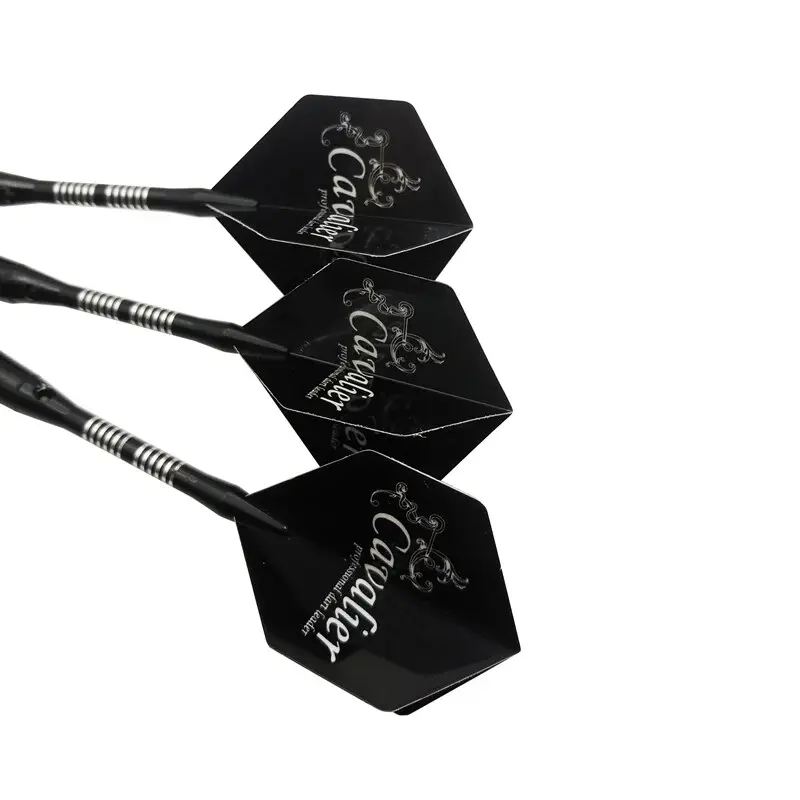 3 Pcs/set Fused Nickel Black Needle Darts 22g Black Dart Rod Tail Professional Competition Training Self-defense Entertainment