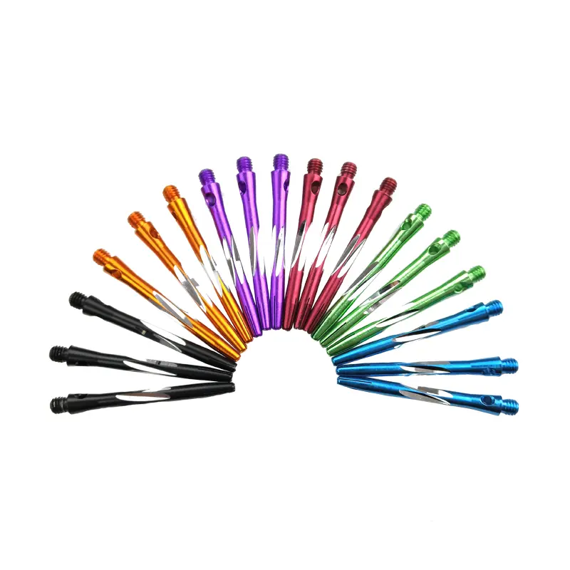 3pcs/1 Set Of 6 Colored Carved Darts 45mm/1.78in Aluminum Alloy Darts Accessories Throwing Darts Game Entertainment
