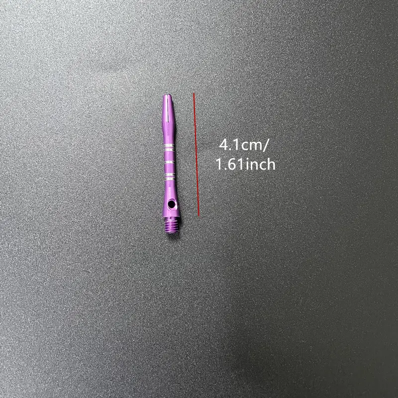 12 piece of 4-color high-end metal dart aluminum rod 4.1cm/1.61inch metal rod carving and marking dart entertainment