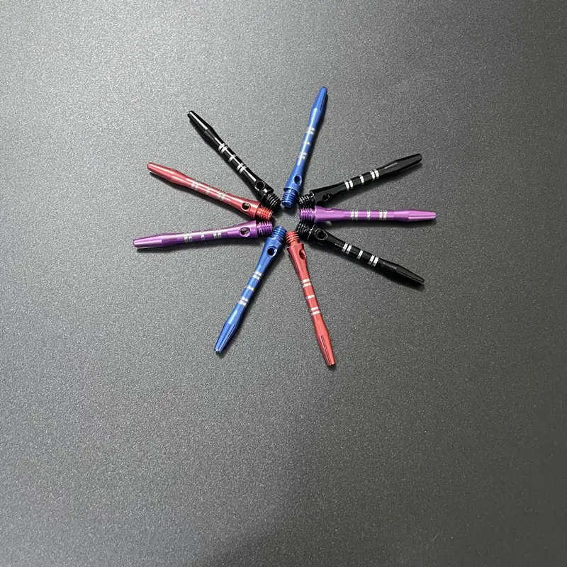 12 piece of 4-color high-end metal dart aluminum rod 4.1cm/1.61inch metal rod carving and marking dart entertainment