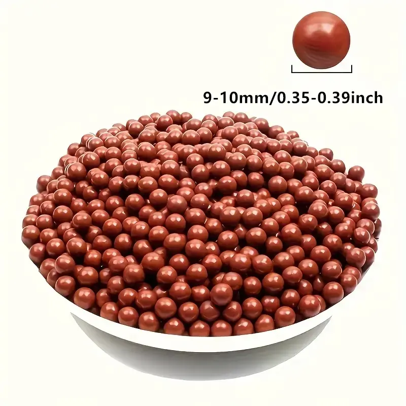 About 1000 hard clay clay balls 9-10mm/0.35-0.39inch hunting hard clay balls are biodegradable durable reusable clay balls