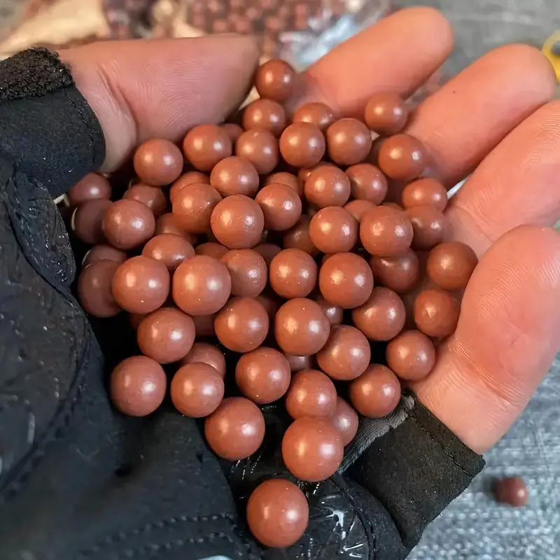 About 1000 hard clay clay balls 9-10mm/0.35-0.39inch hunting hard clay balls are biodegradable durable reusable clay balls