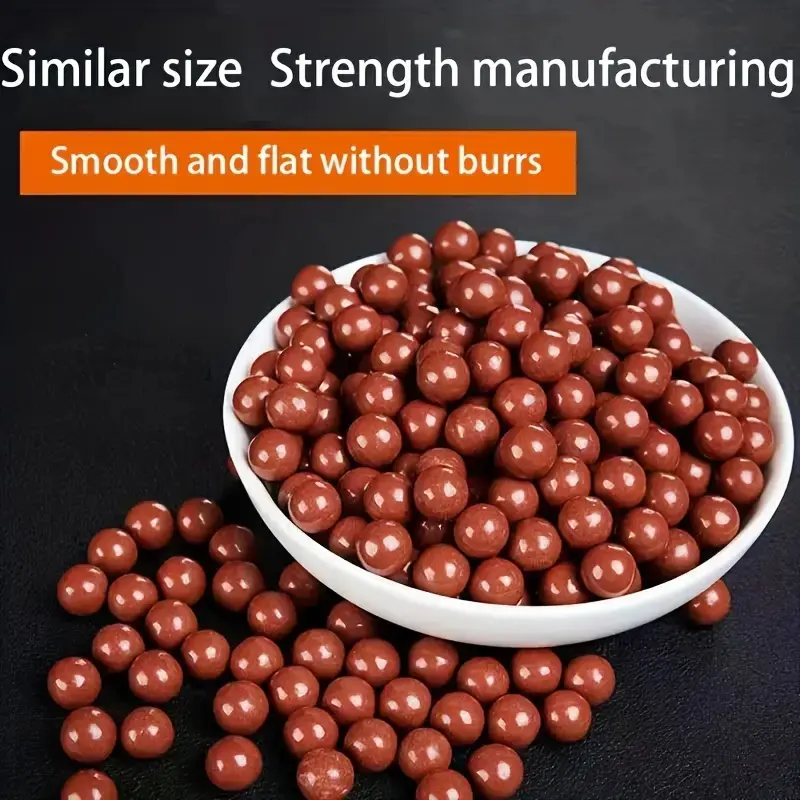 About 1000 hard clay clay balls 9-10mm/0.35-0.39inch hunting hard clay balls are biodegradable durable reusable clay balls